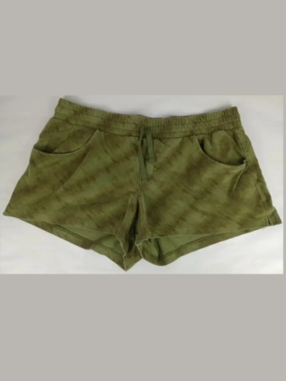 Alpine Design Womens XXL Green 3 Pockets‎ Elastic Waist Comfy Sweat Shorts